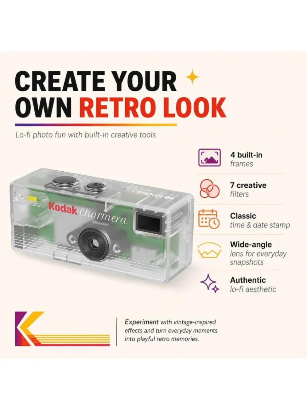 Compact Digital Camera Keychain Bundle | Fun Mini Camera for Memories